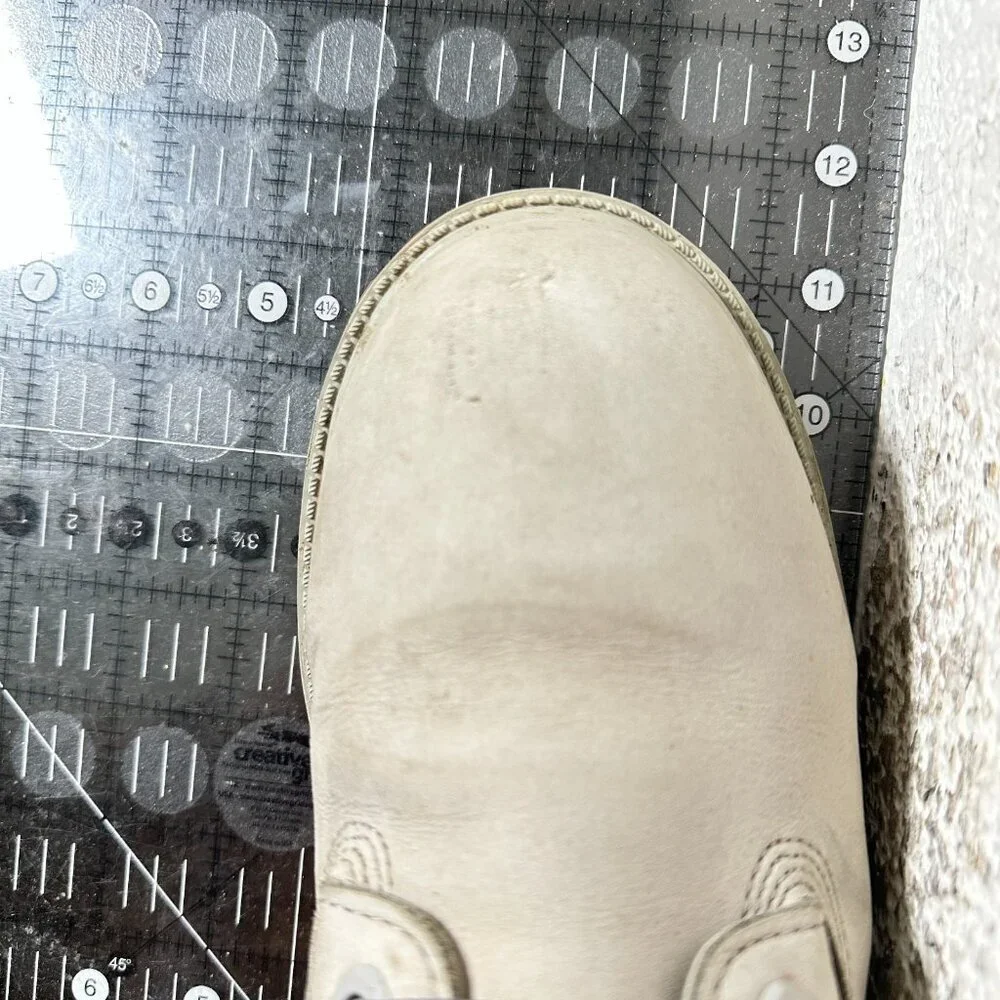 Timberland AF 6'' Inch Premium Men Size 7 Light Grey Leather Ankle Combat Boot